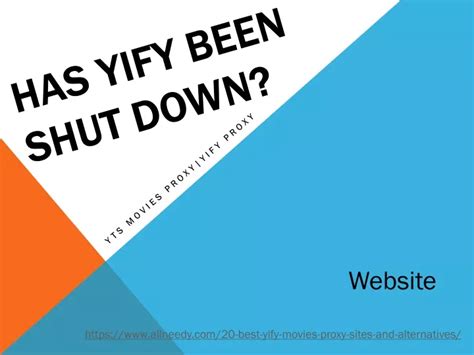 is yify down